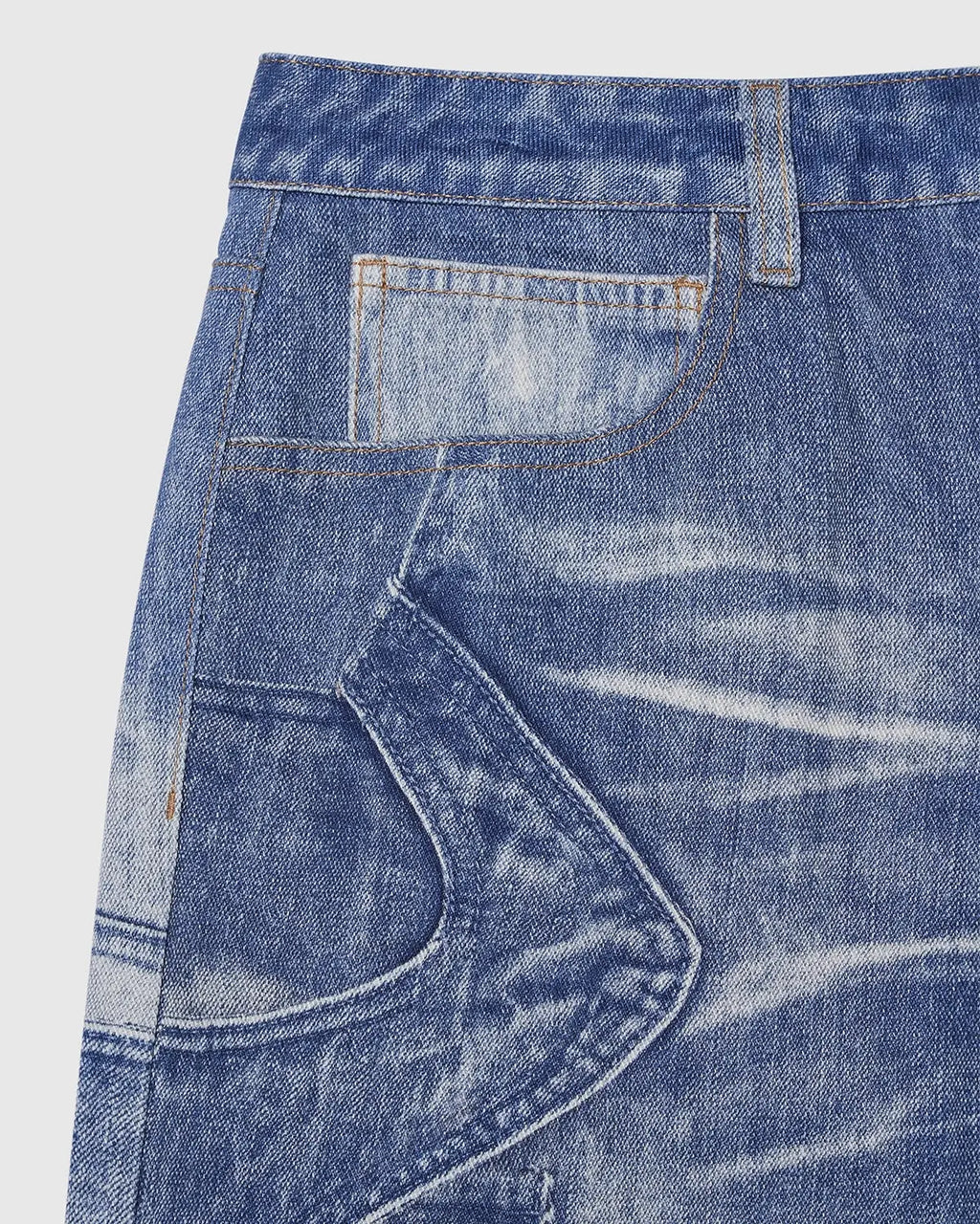 Digital Printing Denim Pants | Inflation Streetwear