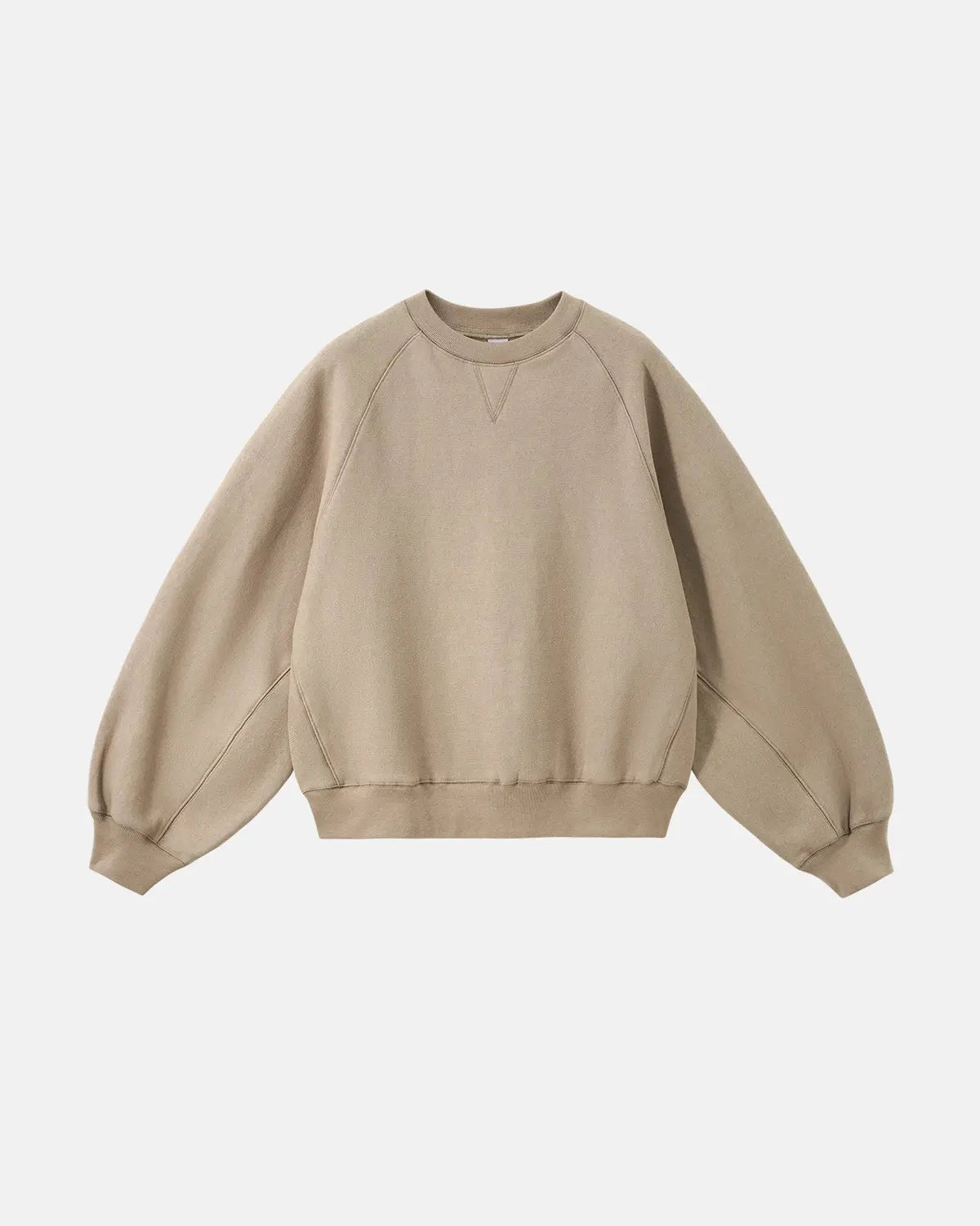 Batwing Sleeve Fleece Crewneck Sweatshirt | Inflation Streetwear