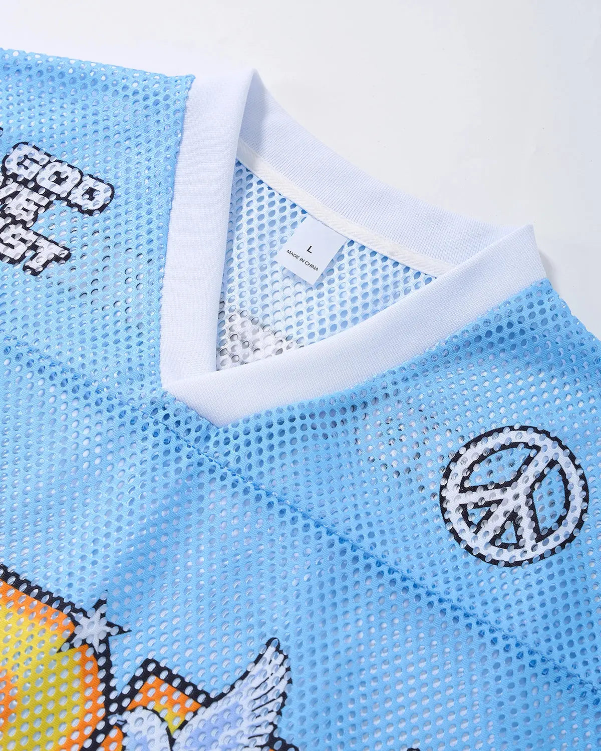 Dove Graphic Mesh Football Jersey | Inflation Streetwear
