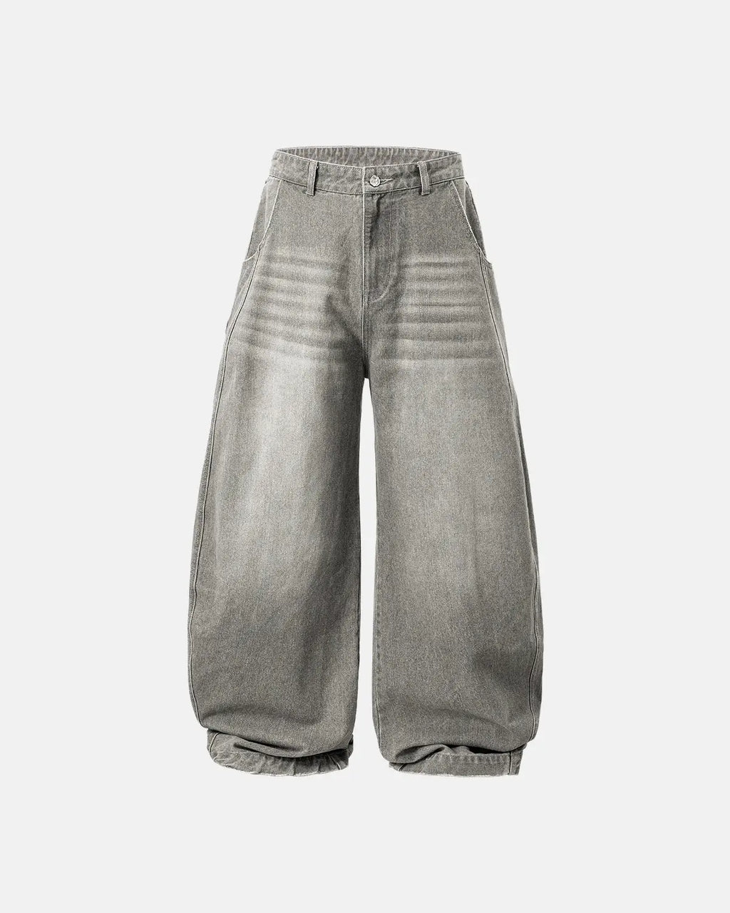 INFLATION Washed Barrel Baggy Jeans