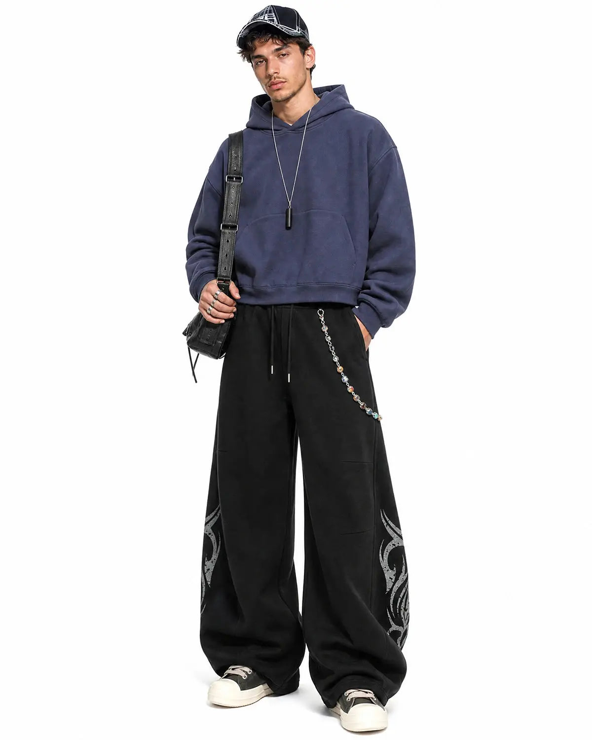 Washed Distressed Barrel Sweatpants | Inflation Streetwear