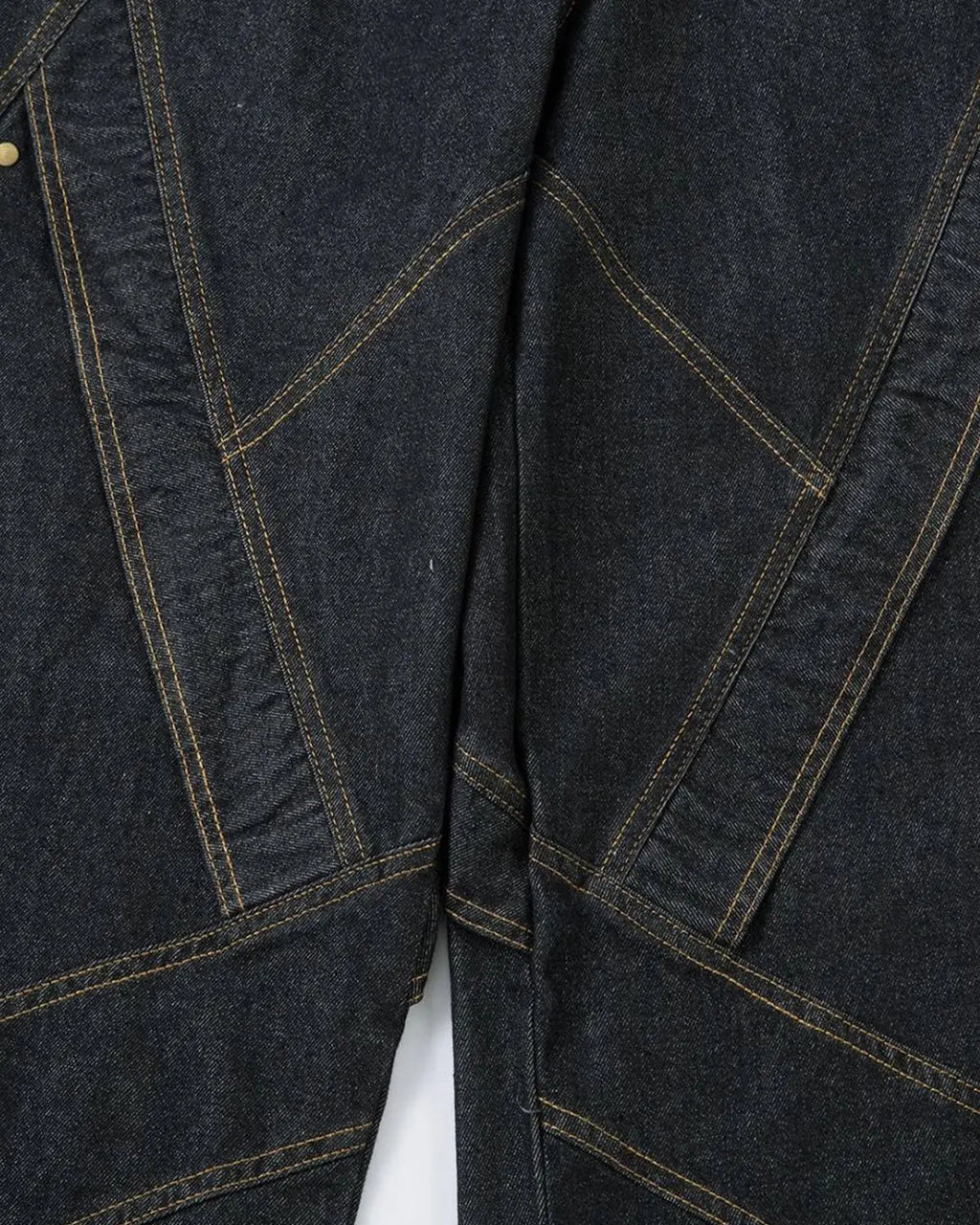 Stitching Button Up Baggy Jeans | Inflation Streetwear