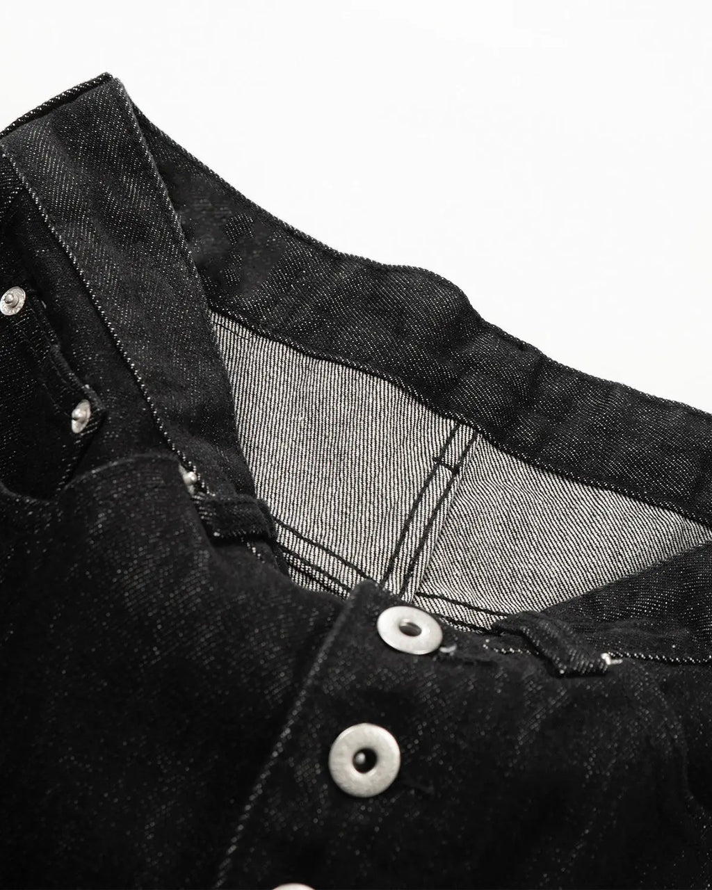 Raw Buttons Up Baggy Jeans | Inflation Streetwear