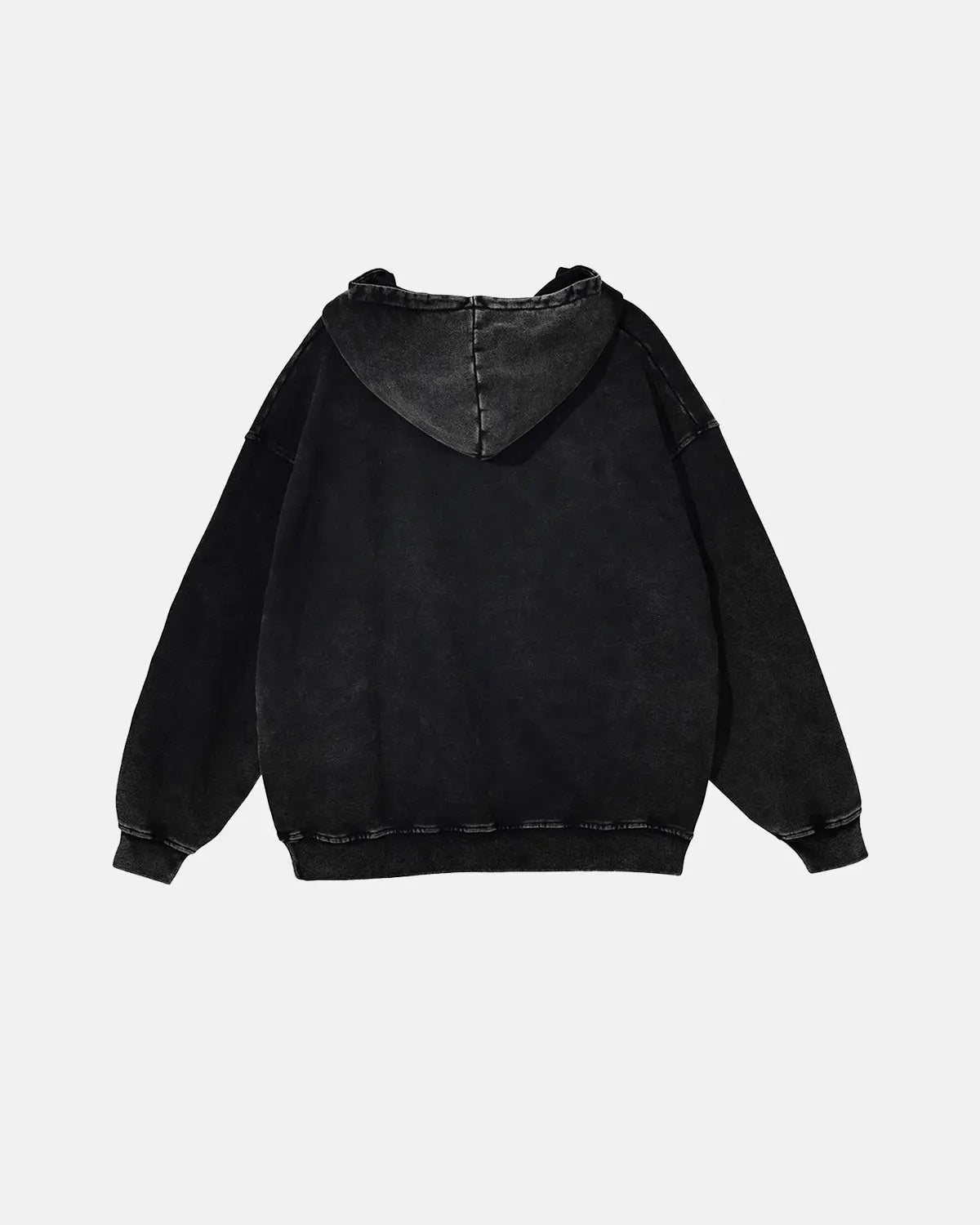 French Terry Washed Distressed Hoodies | Inflation Streetwear
