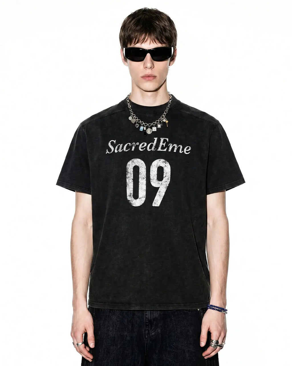 Distressed Spray Wash Graphic T-Shirt | Inflation Streetwear