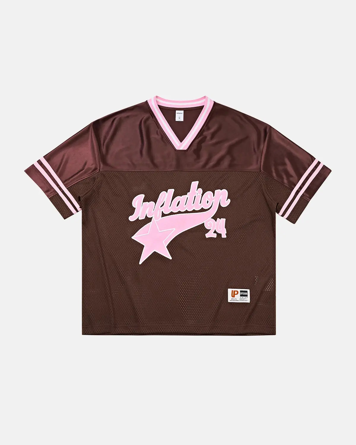 Mesh Patachwork Printing Jersey | Inflation Streetwear