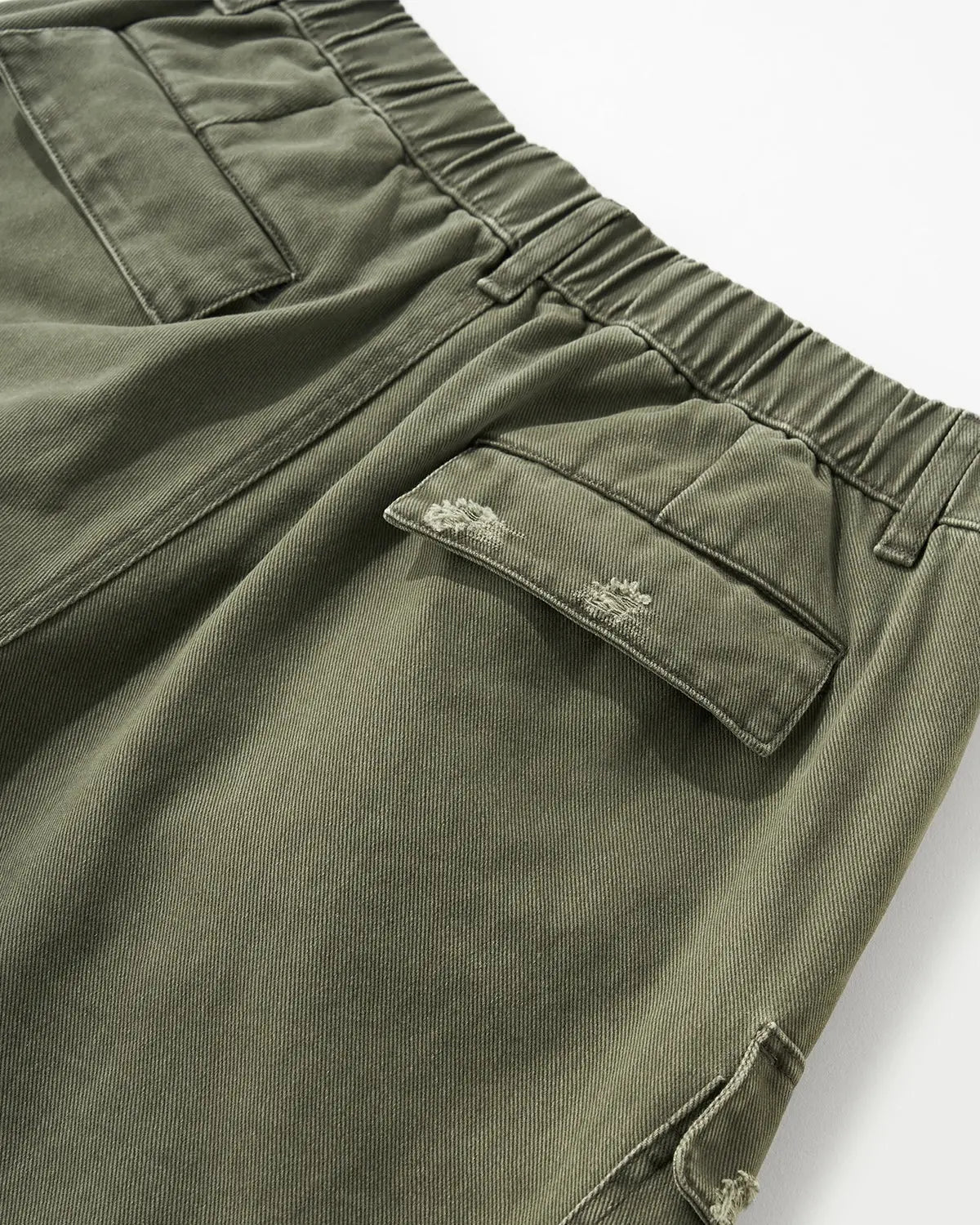 Garment Wash Ripped Cargo Pants | Inflation Streetwear