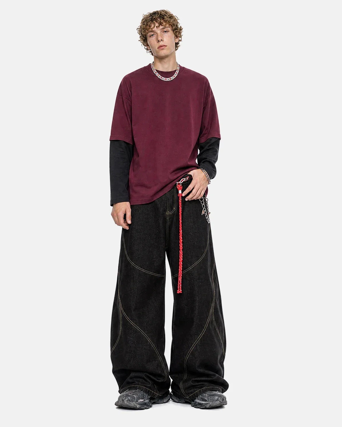 Color Block Long Sleeve Tees | Inflation Streetwear