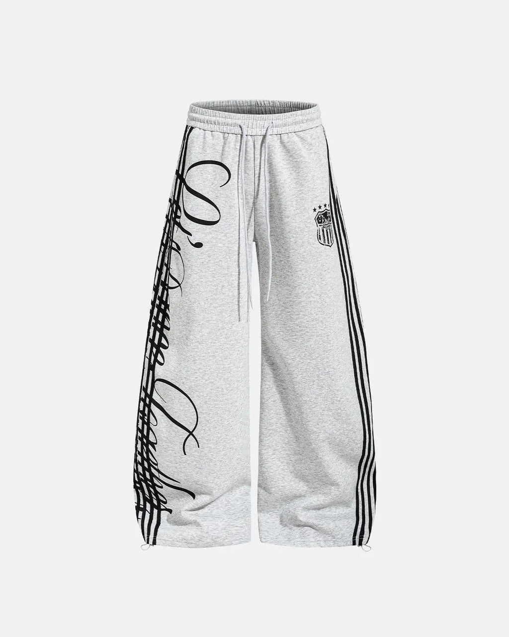 Script Stripe Baggy Sweatpants| Inflation Streetwear