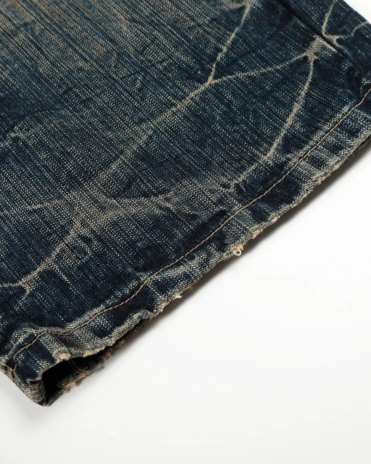 Bamboo Weave Barrel Baggy Jeans | Inflation Streetwear