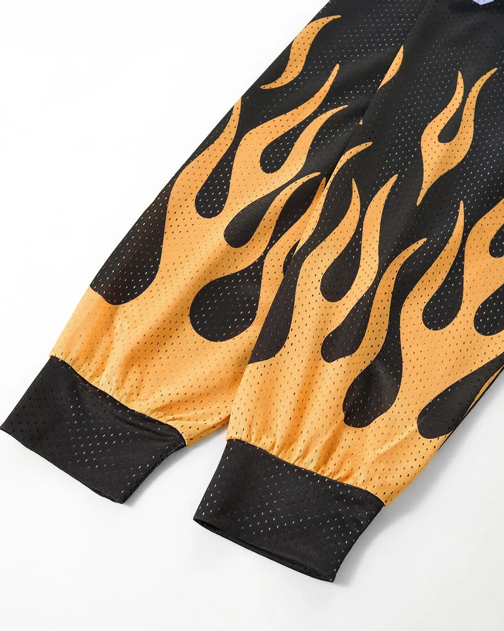 NO.23 & Flame Print Mesh Tees | Inflation Streetwear