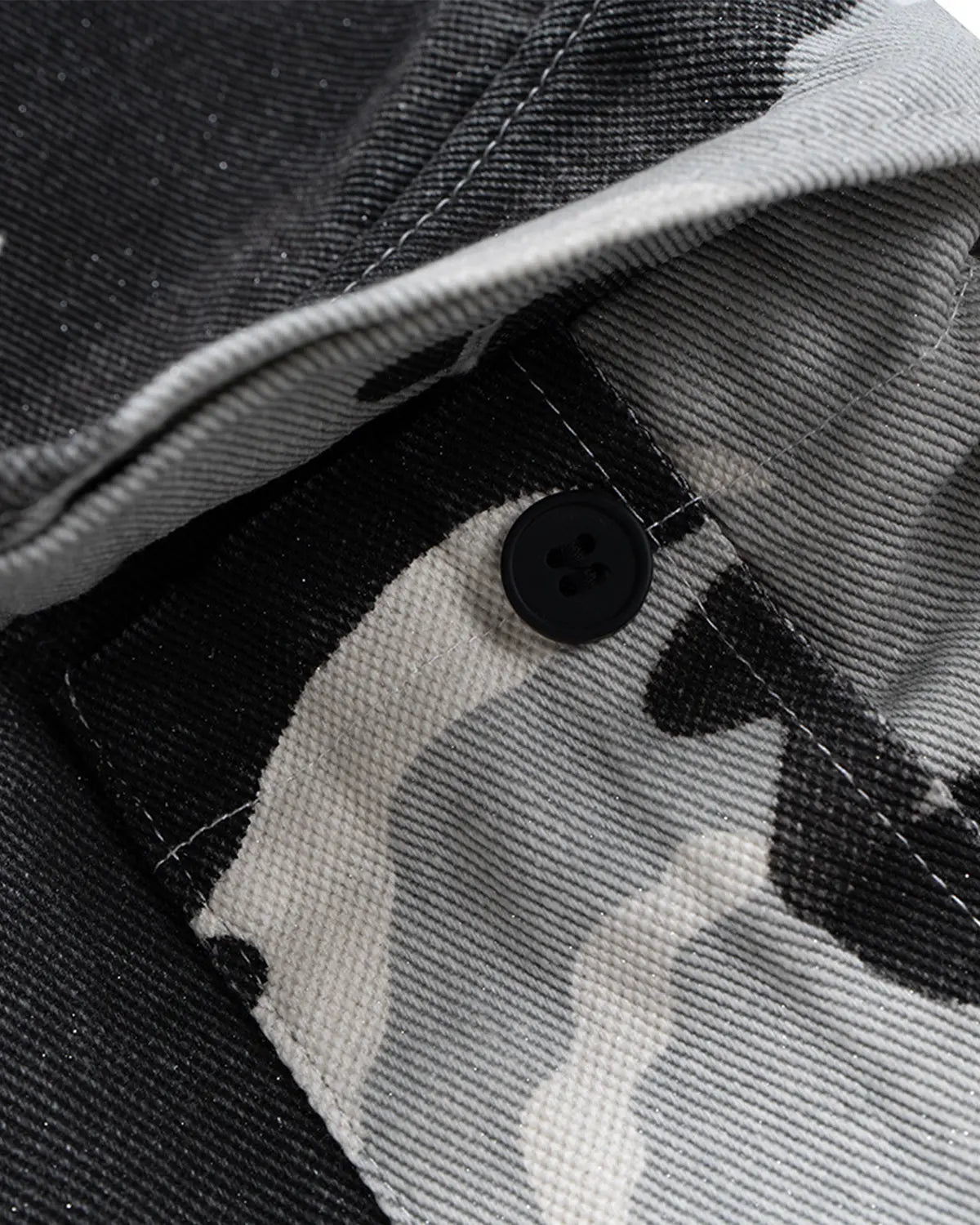 Glitter Camo Cargo Longline Shorts | Inflation Streetwear