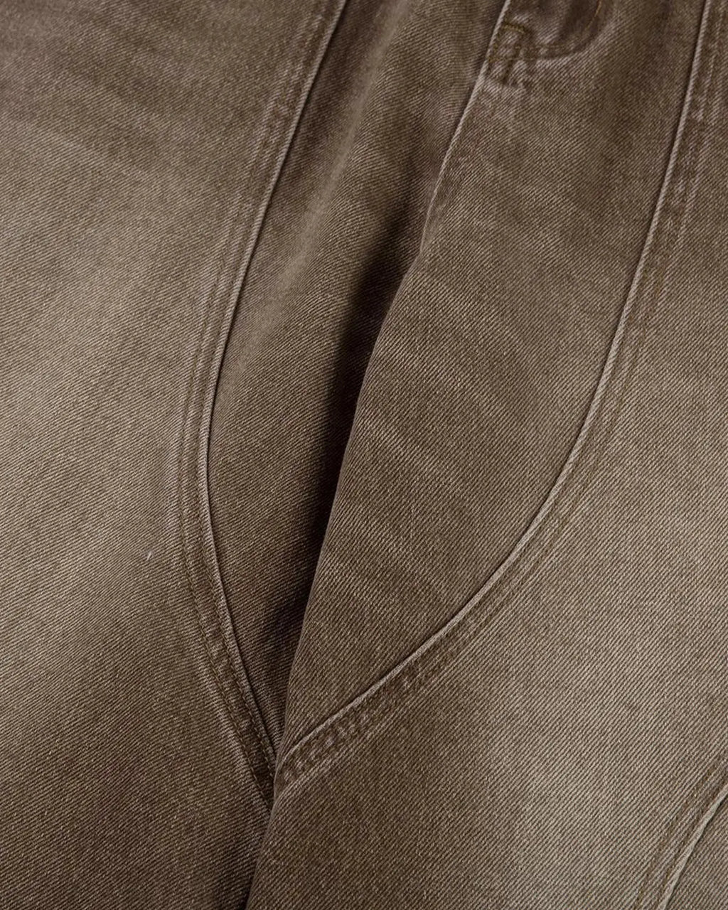 Brown Acid Wash Barrel Jeans | Inflation Streetwear
