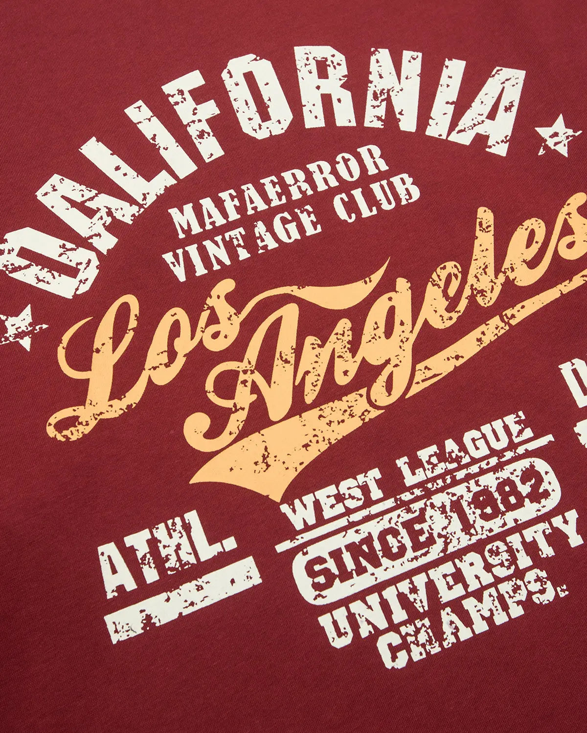 Retro Letter Print Layered Stripe T-Shirt | Inflation Streetwear