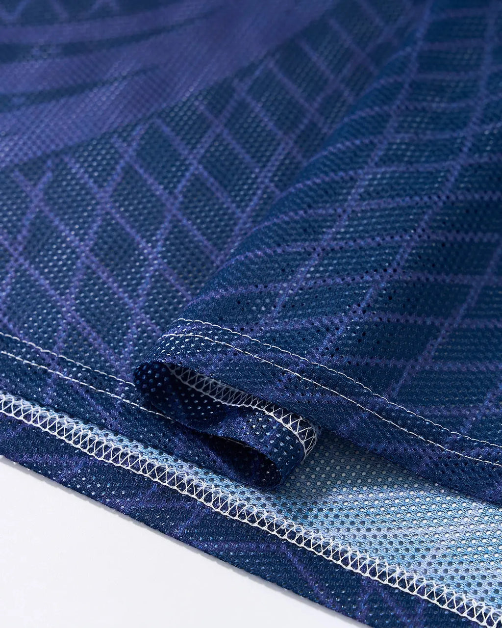 Geometric Pattern Mesh Jersey | Inflation Streetwear