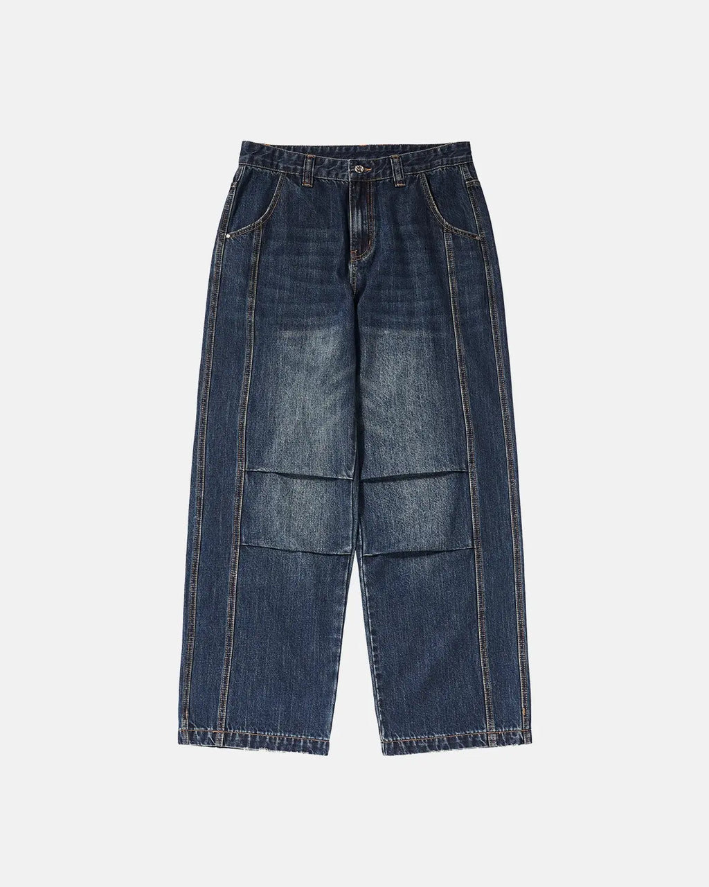 INFLATION Faded Dirty Baggy Cargo Jeans