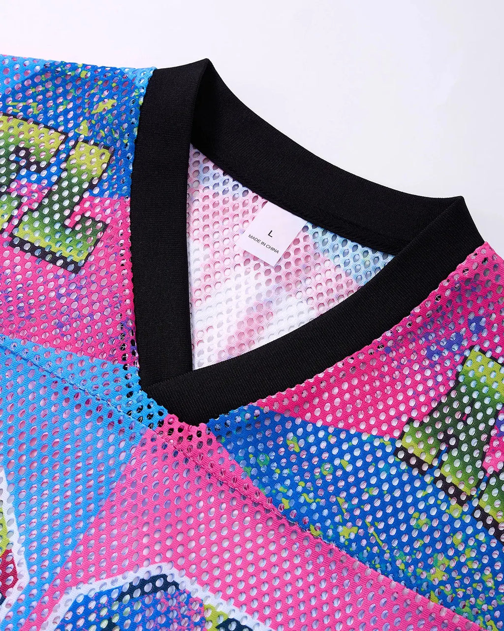 Camo Graphic Mesh Jersey Tee | Inflation Streetwear