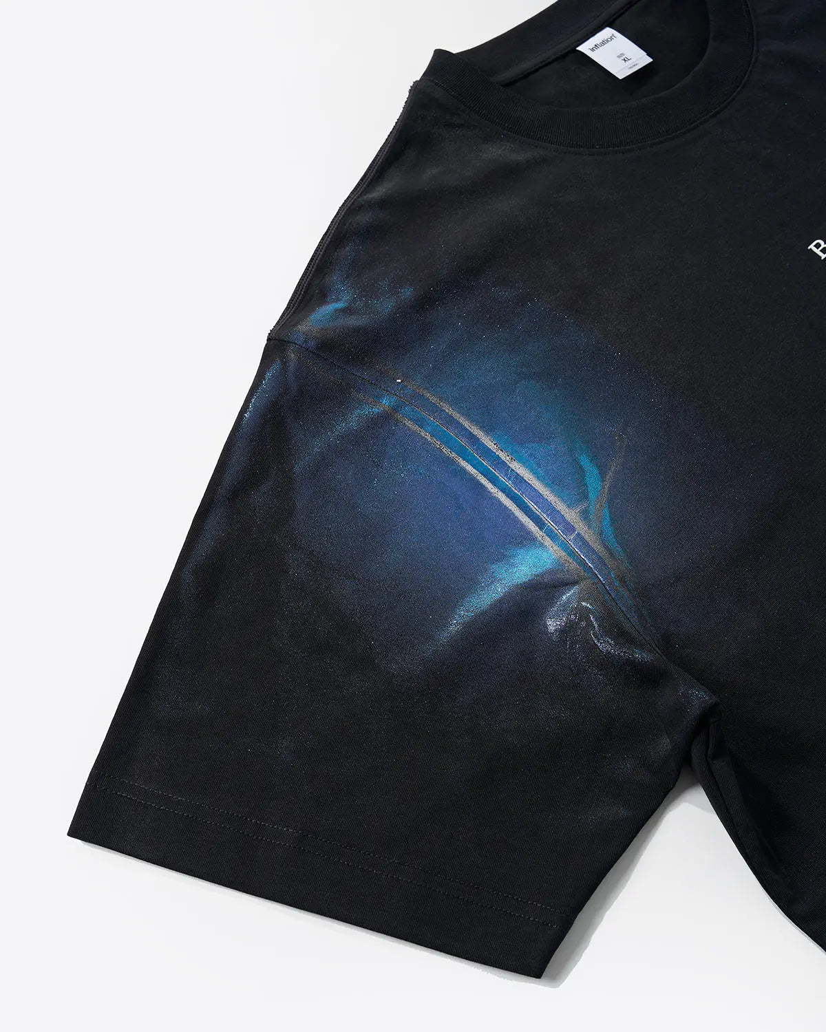 Iridescent Shimmer Oversized T-Shirt | Inflation Streetwear