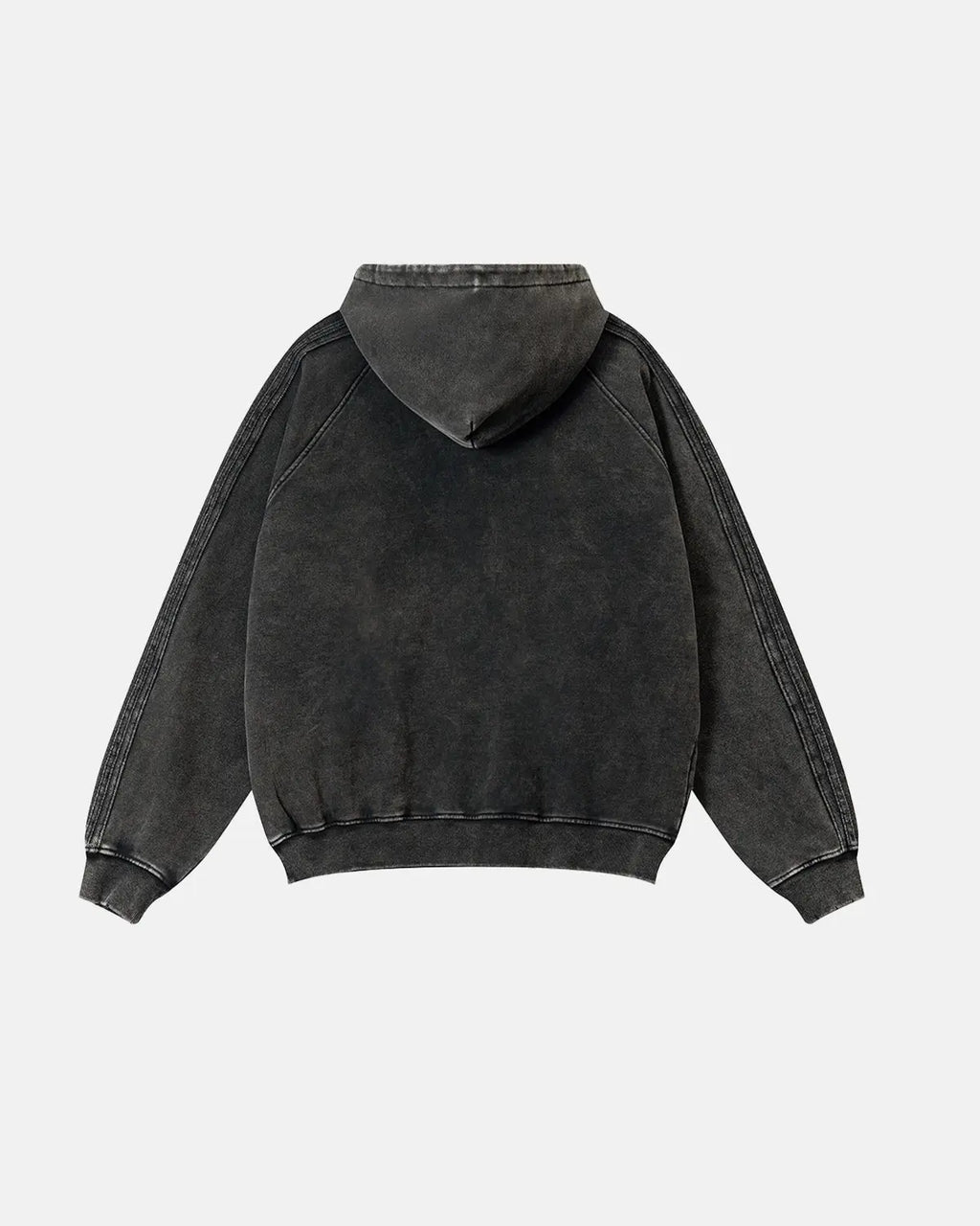 Frayed Seam Acid Wash Hoodies | Inflation Streetwear