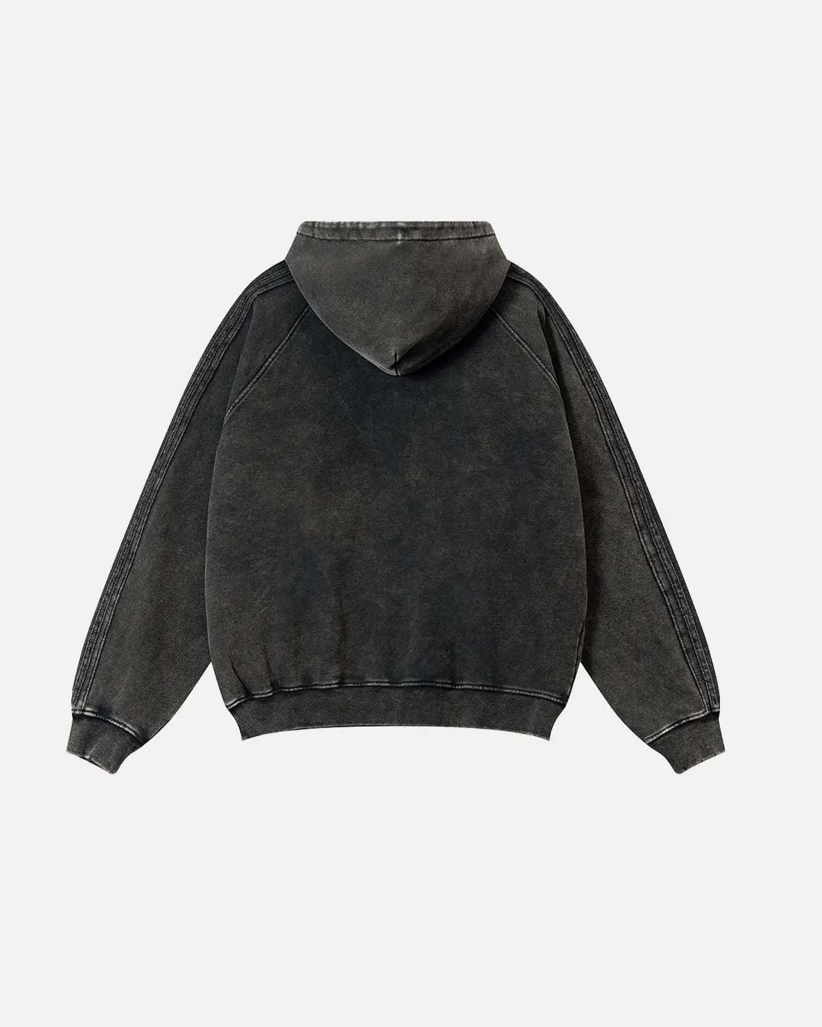 Frayed Seam Acid Wash Hoodies | Inflation Streetwear