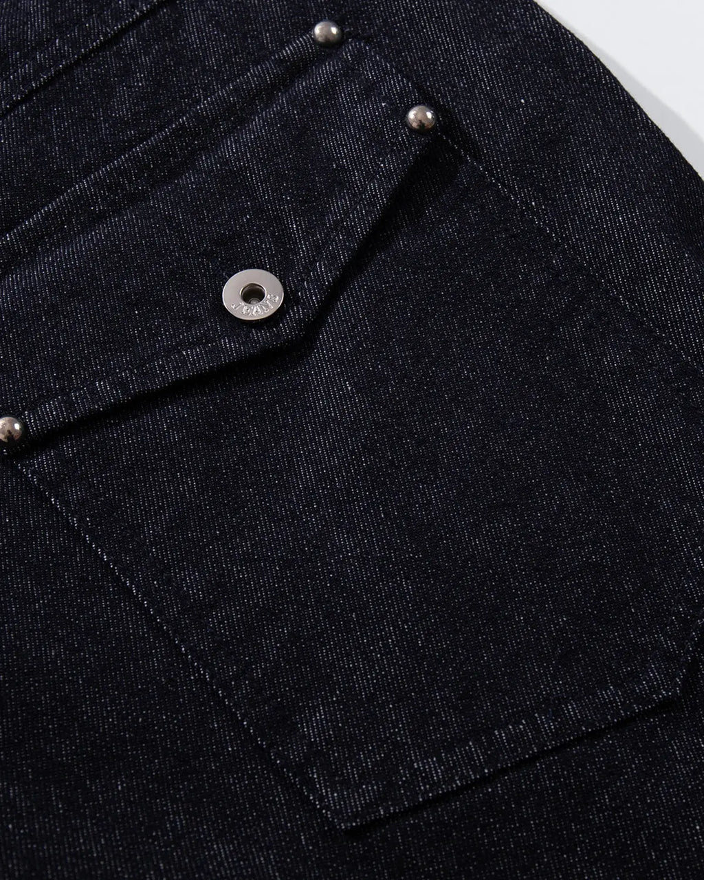 Buttons Up Raw Blue Baggy Jeans | Inflation Streetwear
