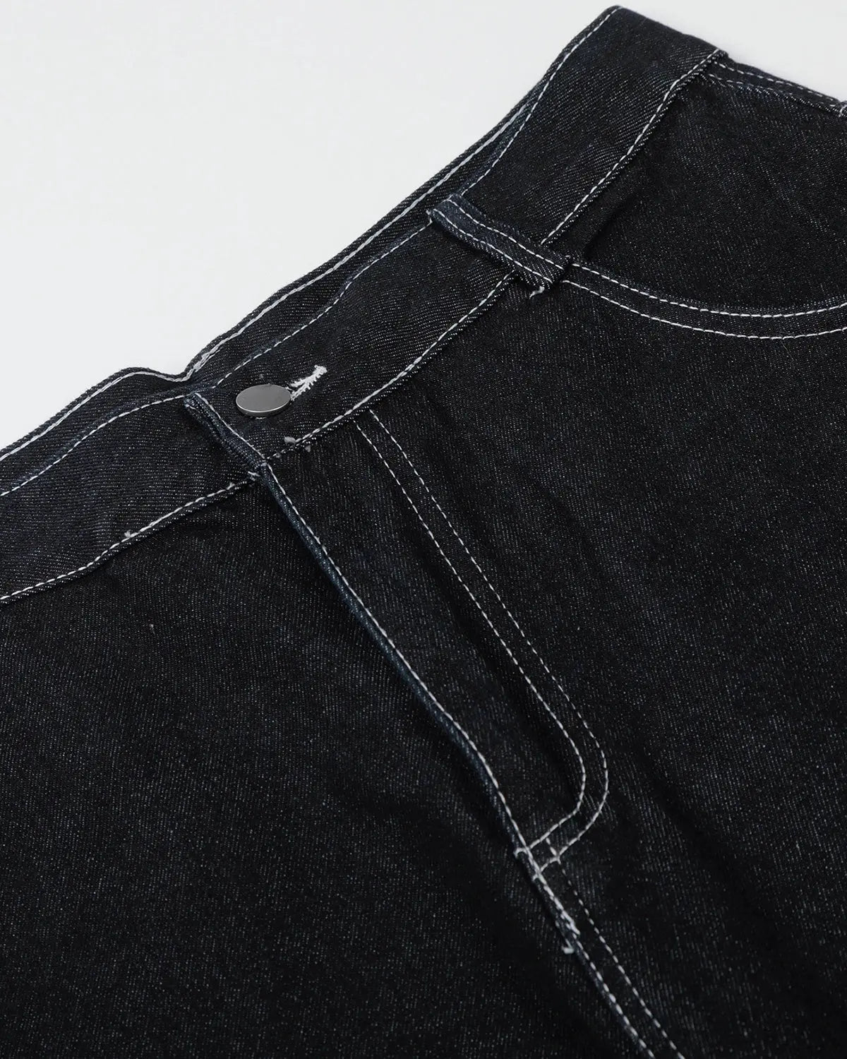 Star Rhinestone Denim Shorts | Inflation Streetwear