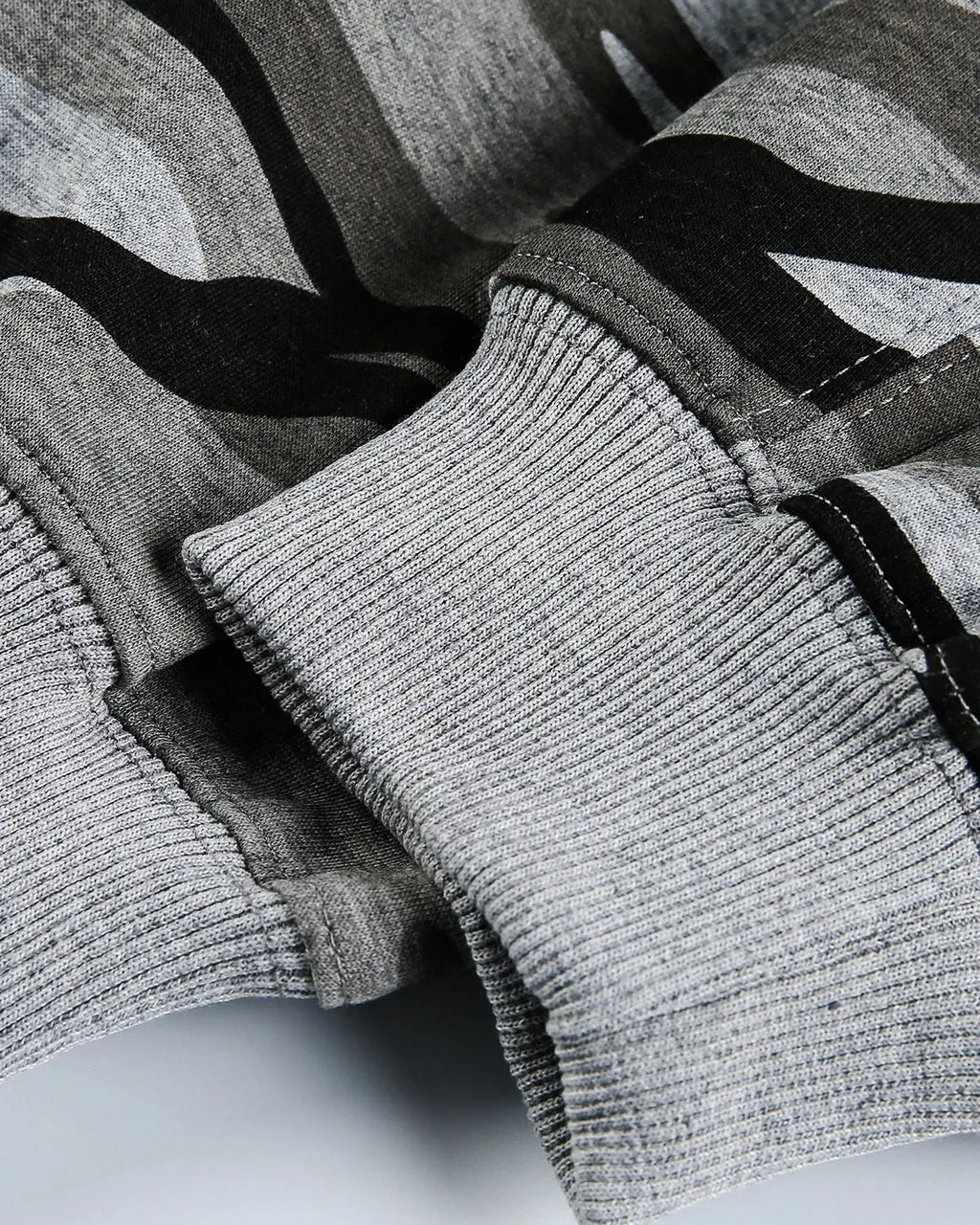 Cropped Camouflage Zip Up Hoodie | Inflation Streetwear