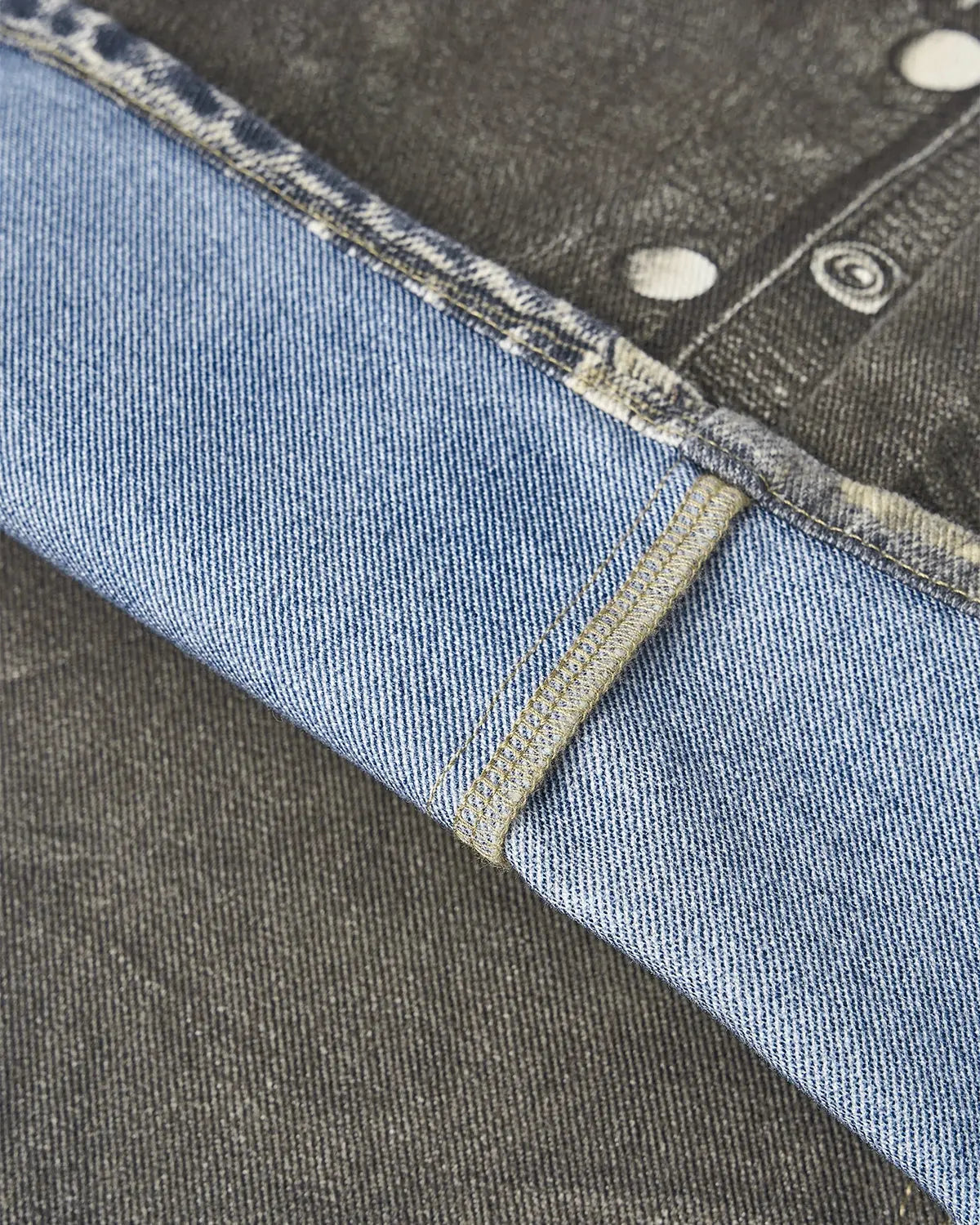 Colorblock Digital Printing Cotton Jeans | Inflation Streetwear