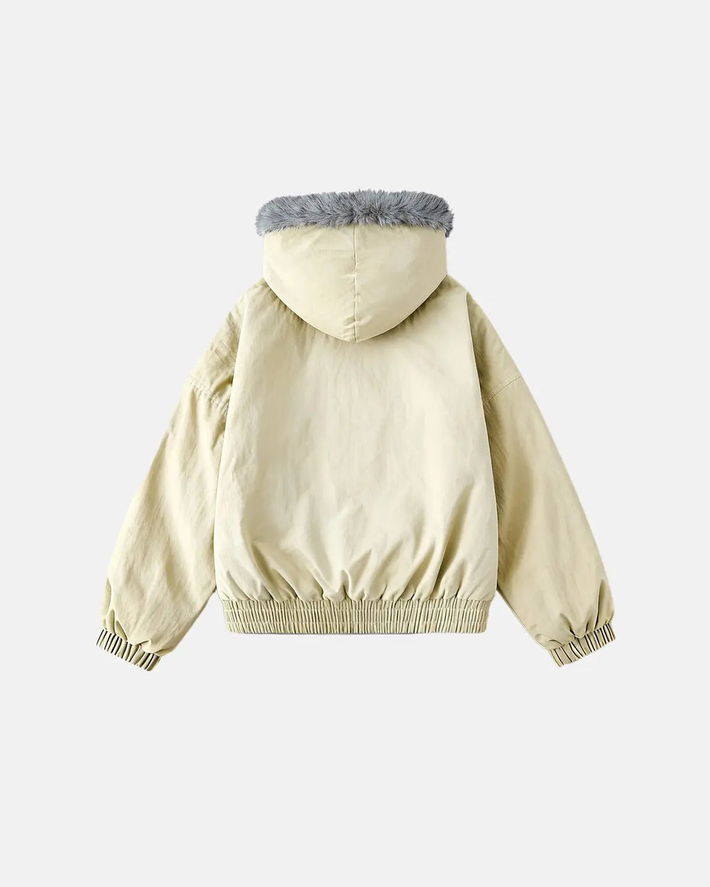 Faux Fur Lined Padded Bomber Jacket | Inflation Streetwear