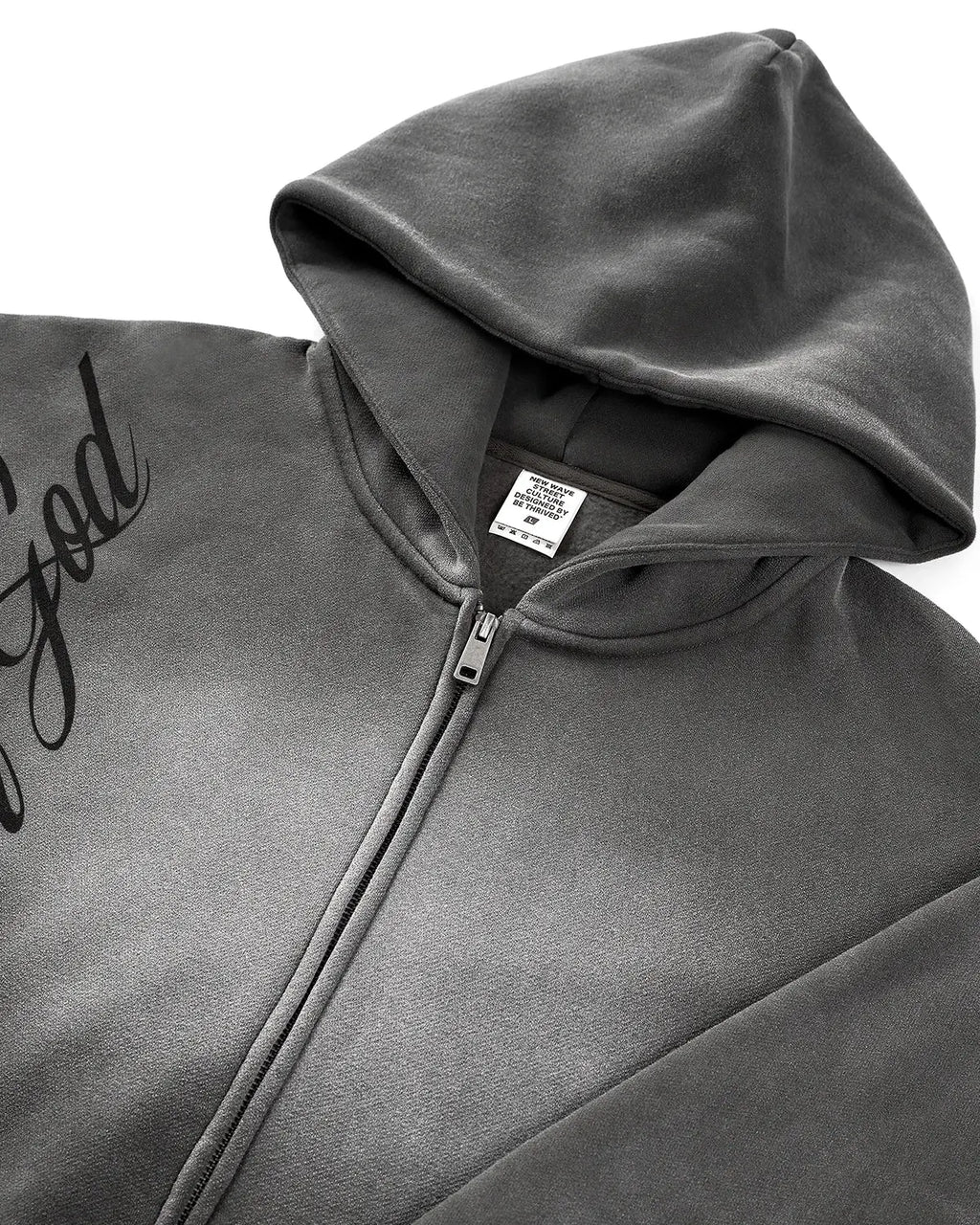 Acid Wash Zip Up Hoodies | Inflation Streetwear