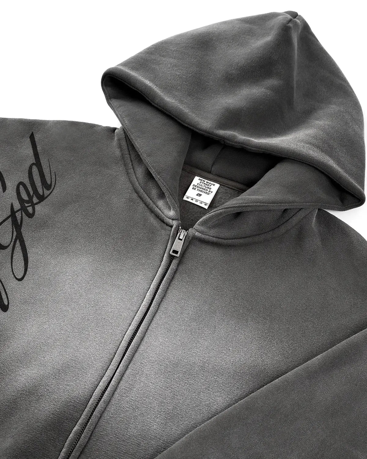 Acid Wash Zip Up Hoodies | Inflation Streetwear