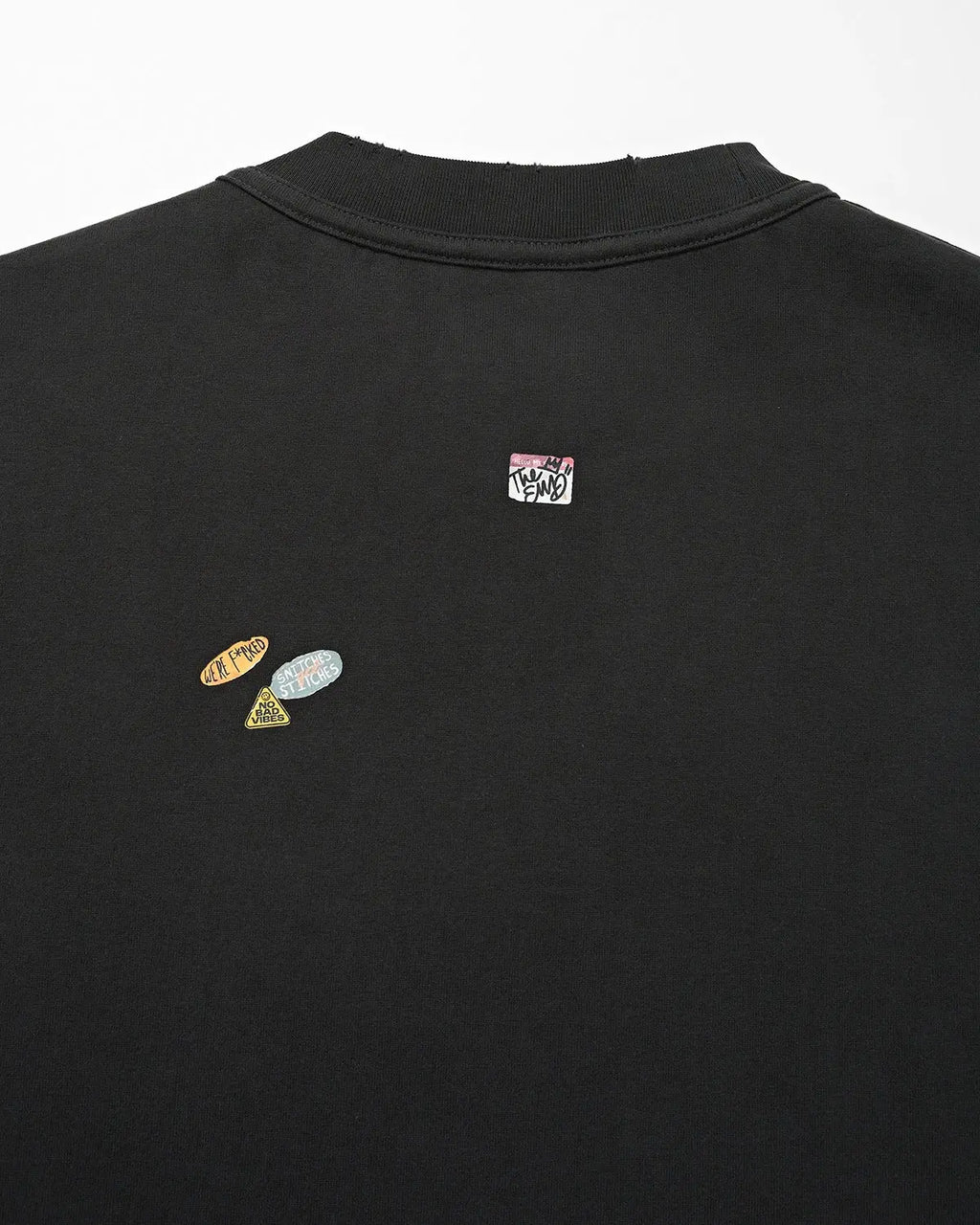 Vintage Sticker Graphic Oversized T-Shirt | Inflation Streetwear