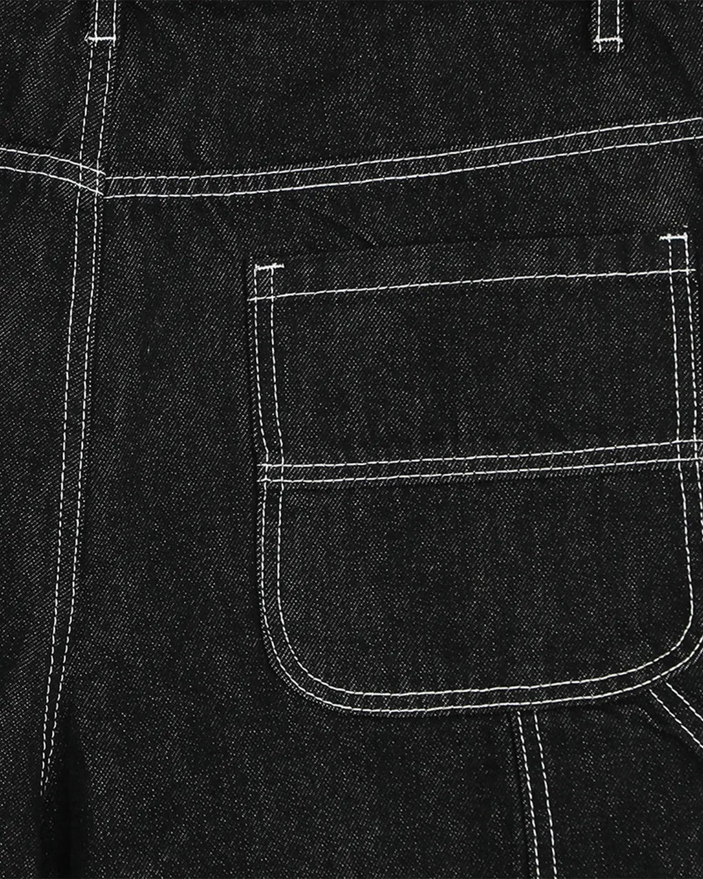 Contrast Stitching Raw Cargo Jorts | Inflation Streetwear