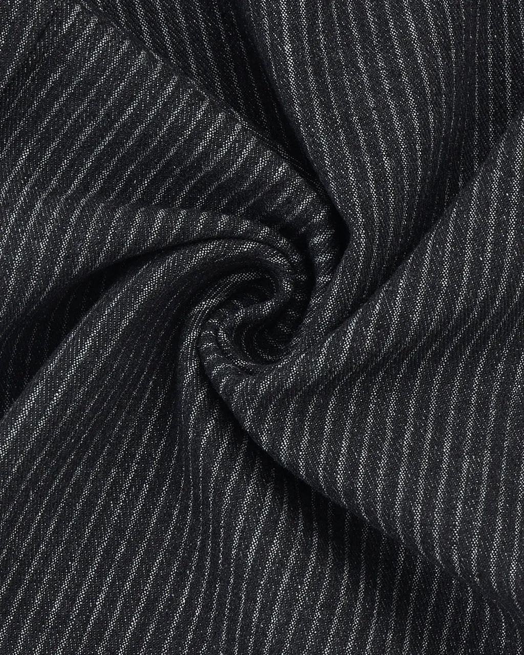 Vintage Pinstripe Pleated Barrel Jeans | Inflation Streetwear