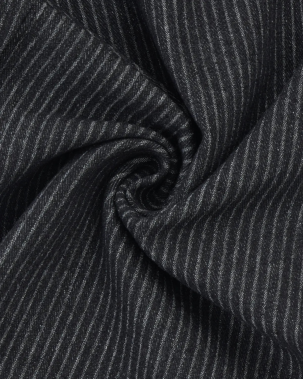 Vintage Pinstripe Pleated Barrel Jeans | Inflation Streetwear