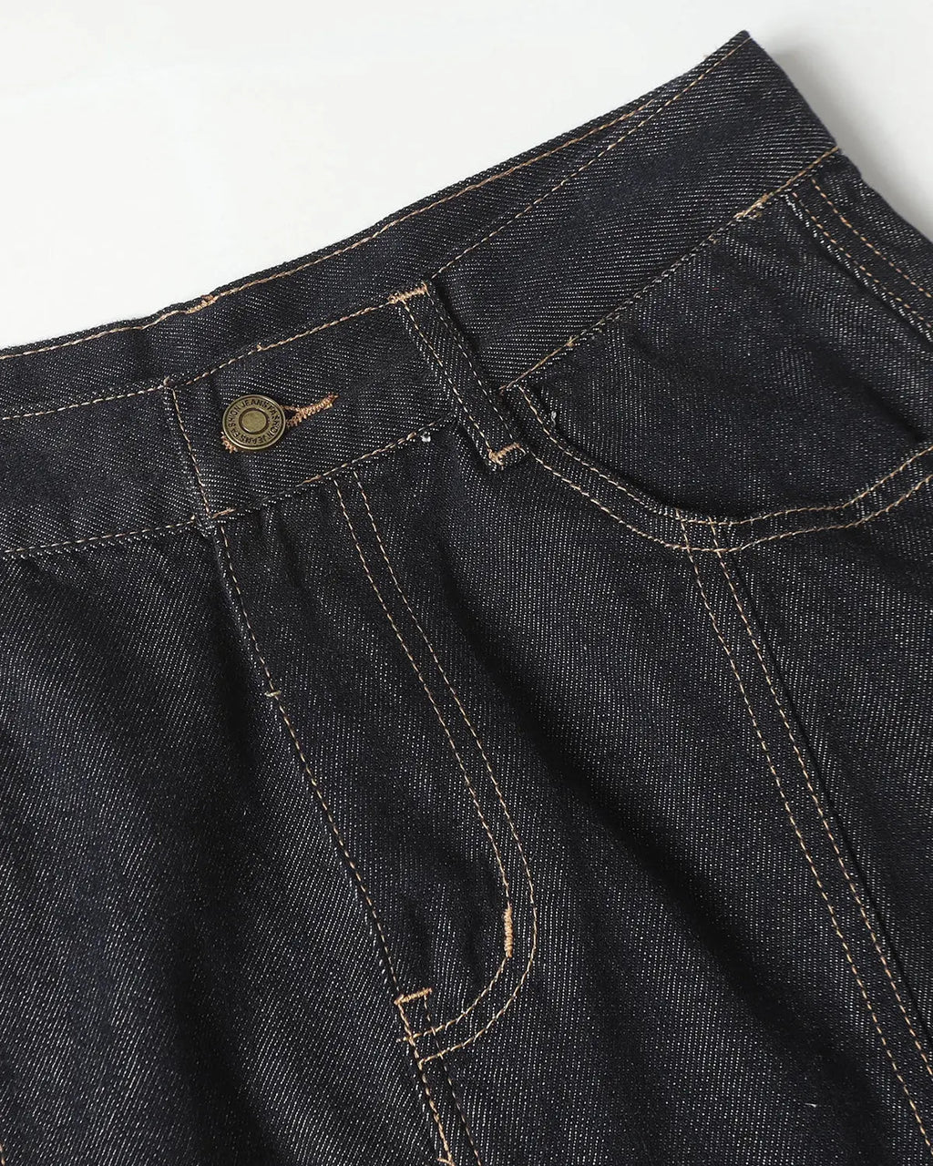 Deconstructed Scimitar Denim Longline Jorts | Inflation Streetwear