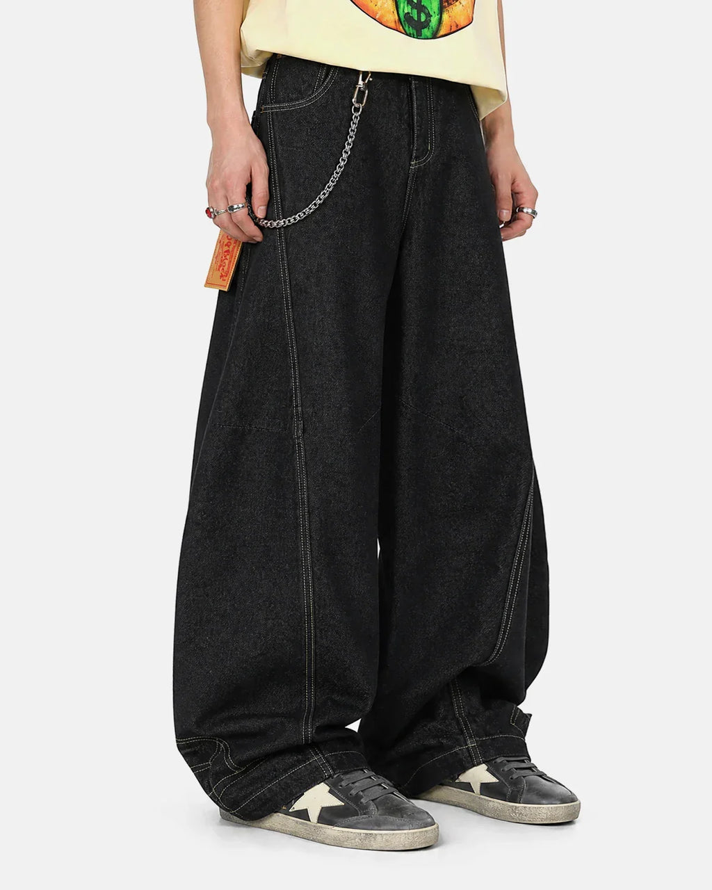 Raw Color Super Baggy Jeans | Inflation Streetwear