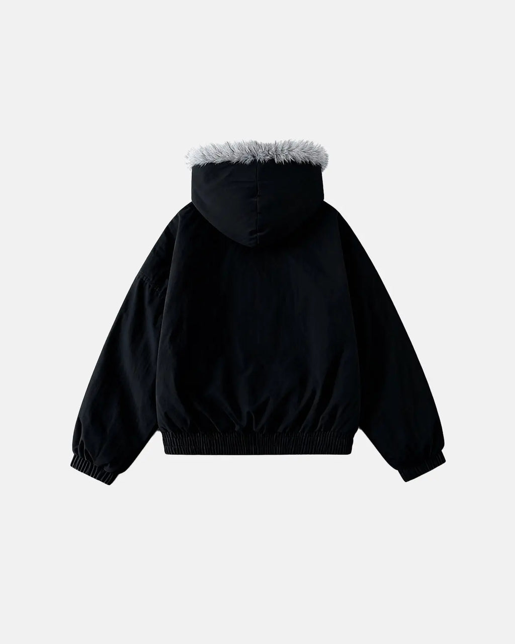 Faux Fur Lined Padded Bomber Jacket | Inflation Streetwear