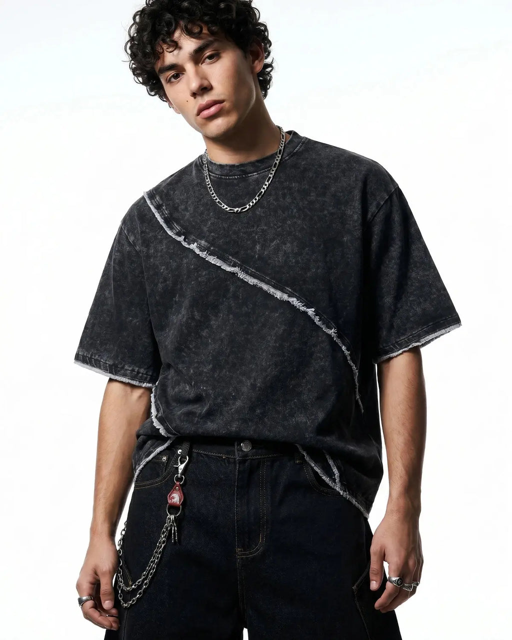 Raw Edge Deconstructed T-Shirt | Inflation Streetwear