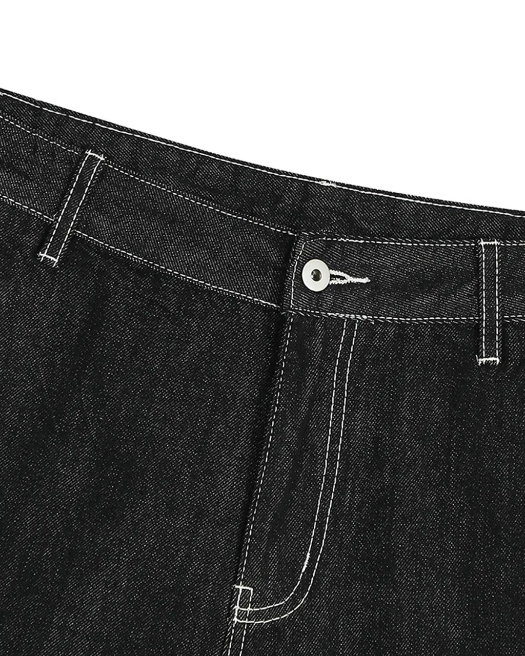 Raw Denim Cargo Longline Shorts | Inflation Streetwear