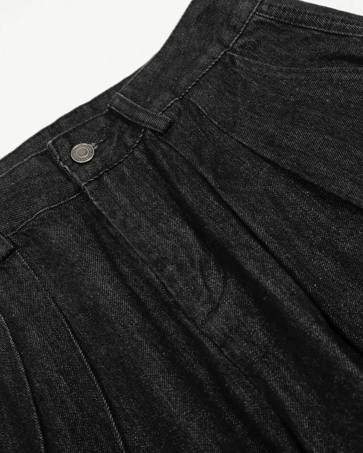 Pleated Raw Baggy Jeans | Inflation Streetwear