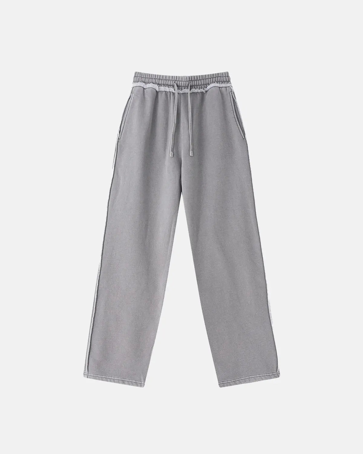 Wash Patchwork Straight Leg Sweatpants | Inflation Streetwear
