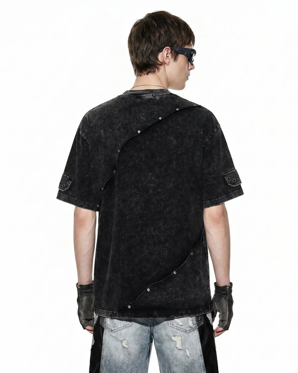 Deconstructed Washed Oversized T-Shirt | Inflation Streetwear