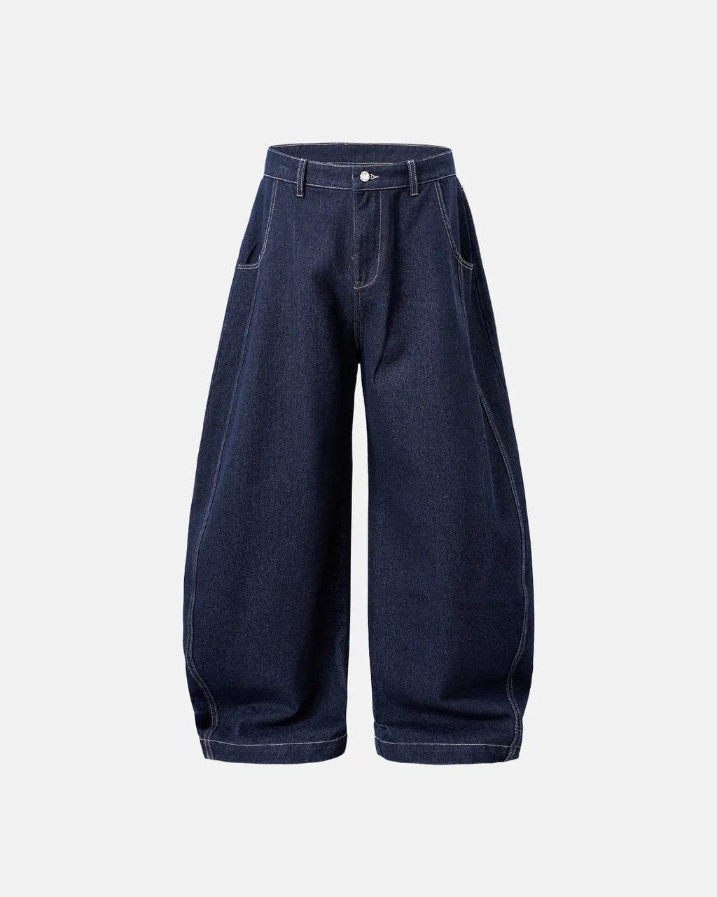 Raw Washed Barrel Jeans | Inflation Streetwear