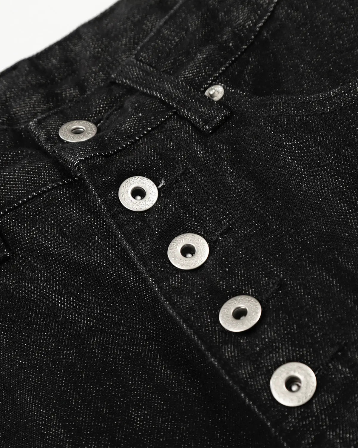 Raw Buttons Up Baggy Jeans | Inflation Streetwear