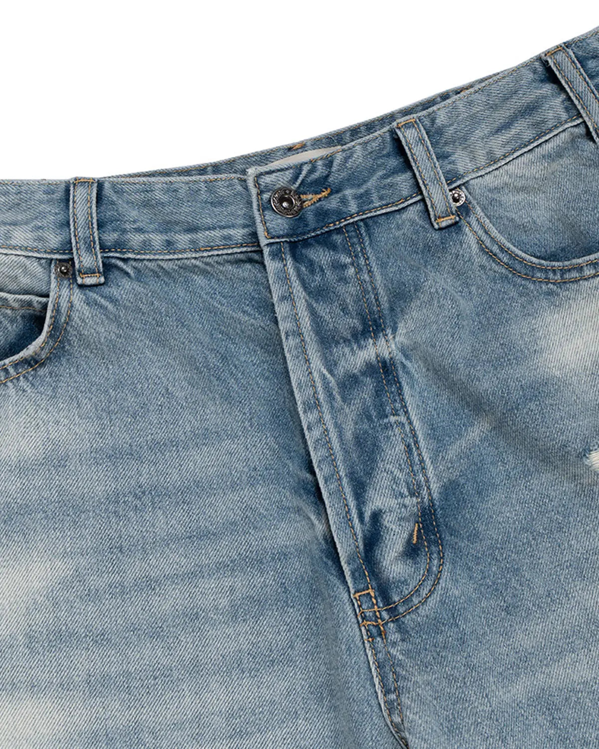 Frayed Longline Baggy Jorts | Inflation Streetwear