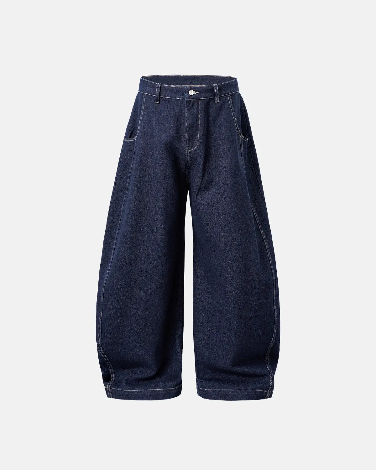 INFLATION Washed Barrel Baggy Jeans