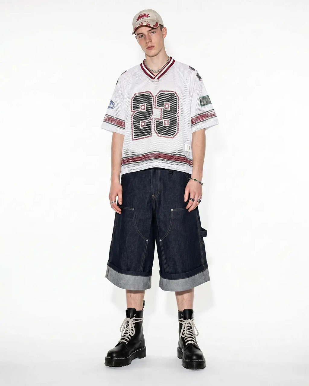 23 Jersey Mesh Print Tee | Inflation Streetwear