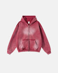 Monkey Wash Ripped Zip Up Hoodies | Inflation Streetwear
