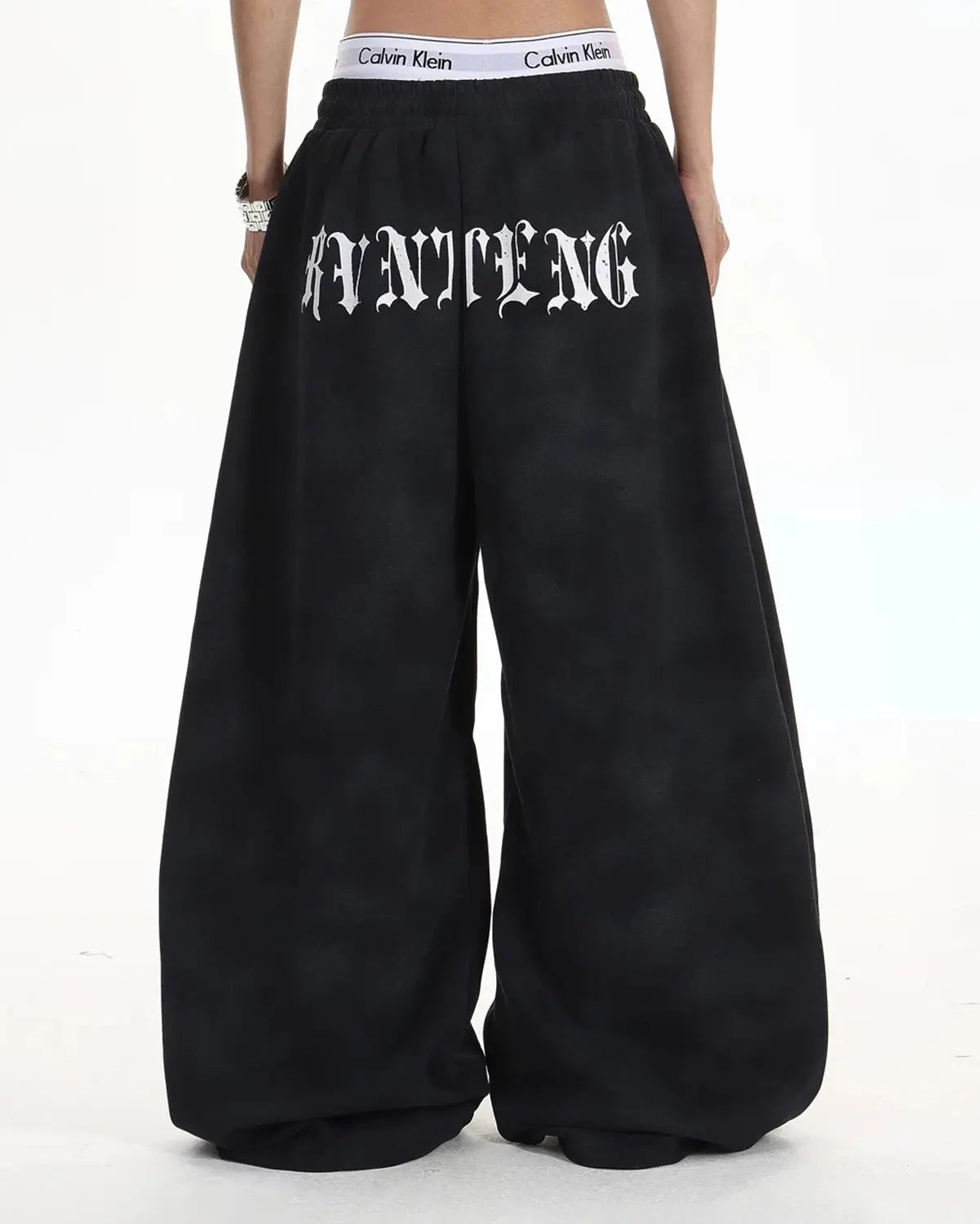 Washed Cross Barrel Sweatpants | Inflation Streetwear
